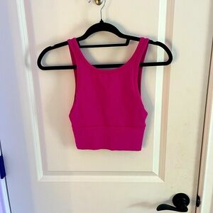 RARE Lululemon Sonic Pink Power Pivot Top!!!